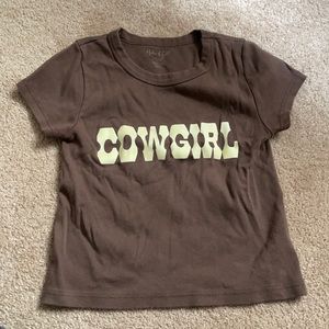 Brandy Melville “COWGIRL” T shirt